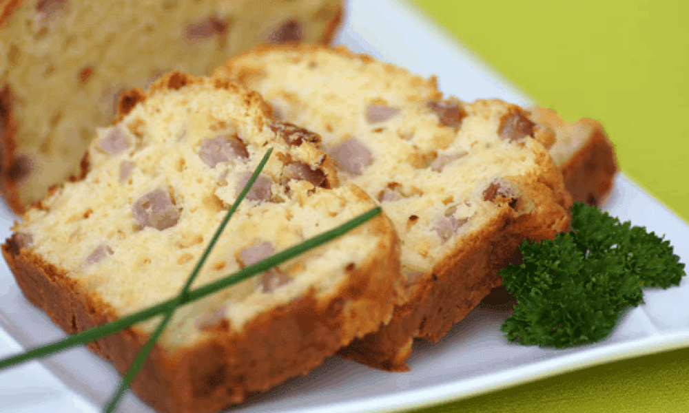 Cake aux lardons