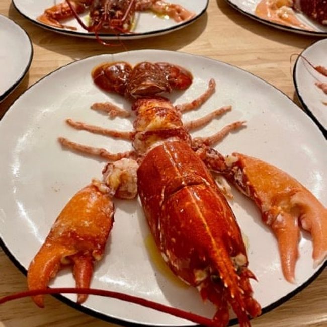 Le homard façon Amiral Guépratte