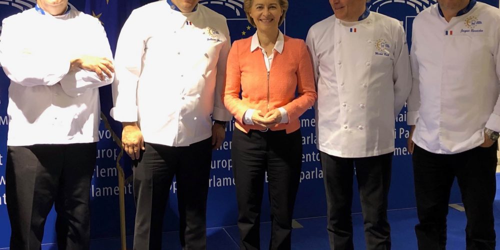 Les chefs Euro-Toques France à la rencontre des Parlementaires européens