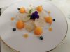 carpaccio de St Jacques et melon