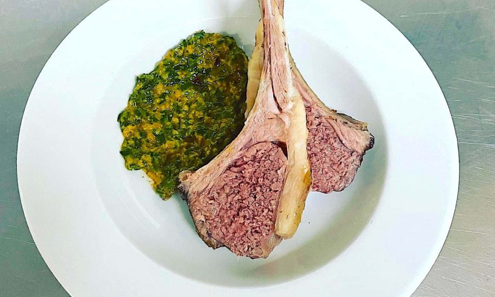 Carré d’agneau rôti et Chermoula