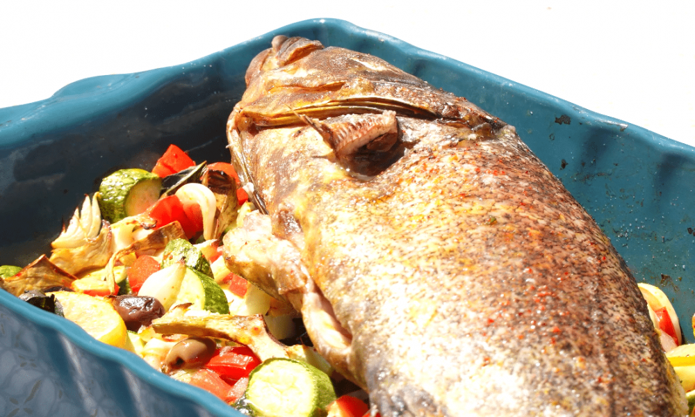 Recette simple et créative : Poisson de méditerranée et légumes du soleil