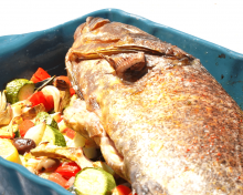 Recette simple et créative : Poisson de méditerranée et légumes du soleil