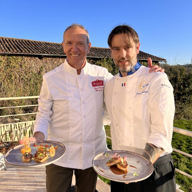 Euro-Toques & Rougié, rencontre entre deux chefs pour une recette à 4 mains