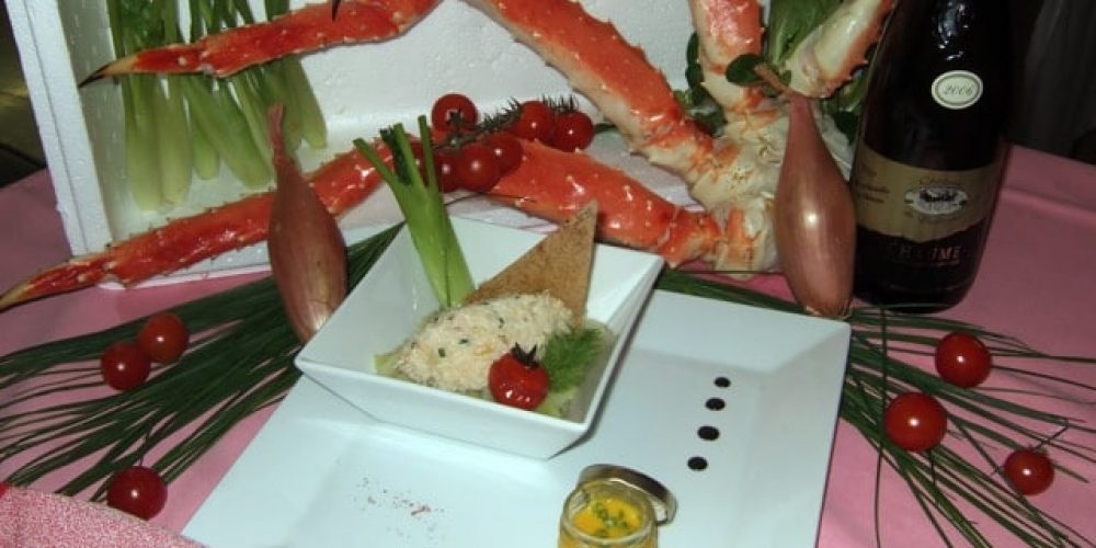 Gourmandise de King Crab aux parfums de layon et girofle