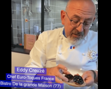 « Un chef dans mon assiette » … Eddy Creuzé et l’ail noir