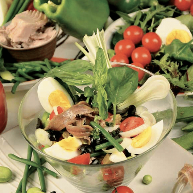 Salade façon « niçoise » comme au bistrot