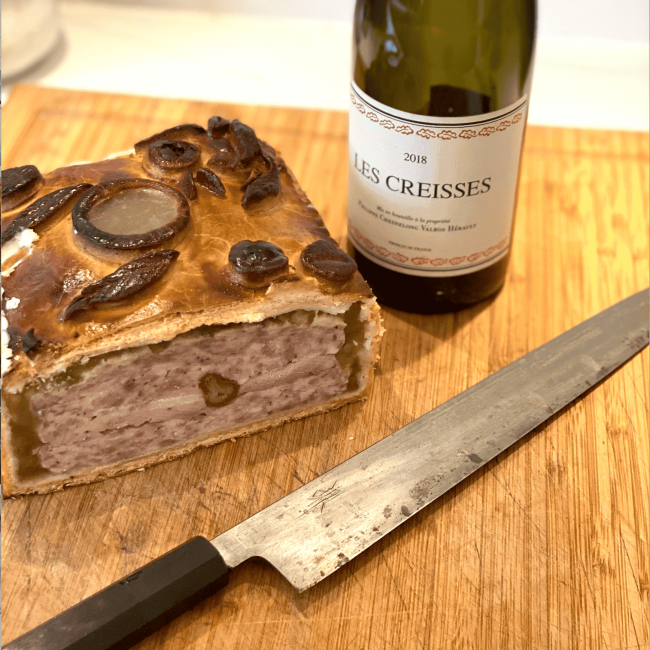 Cailles des Vosges en pâté-croute