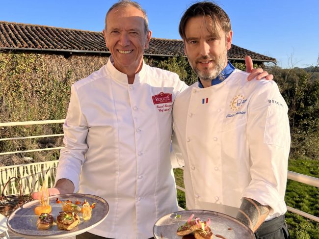 Euro-Toques & Rougié, rencontre entre deux chefs pour une recette à 4 mains