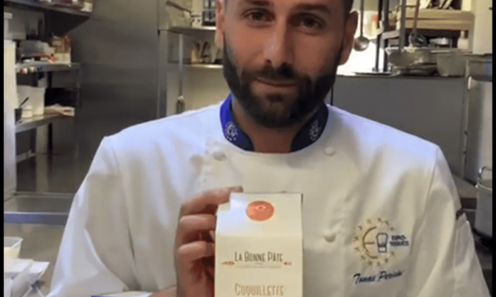 « Un chef dans mon assiette » … Tomas Parisini et sa recette de coquillettes au parmesan