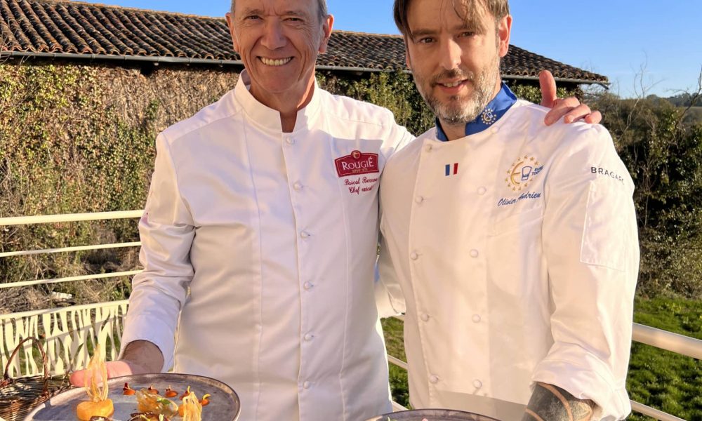 Euro-Toques & Rougié, rencontre entre deux chefs pour une recette à 4 mains