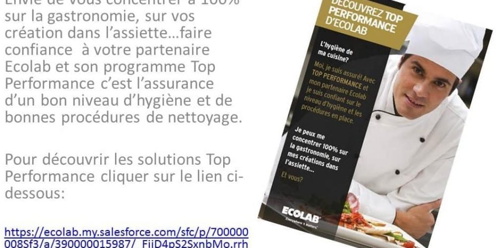 Découvrez Top Performance d’Ecolab