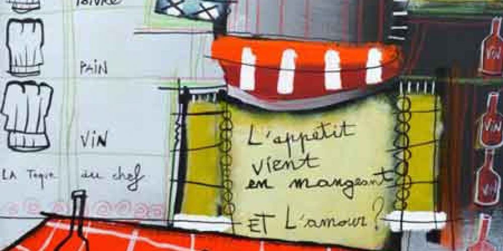 Exposition « Le chef et le peintre » au Clou de Fourchette